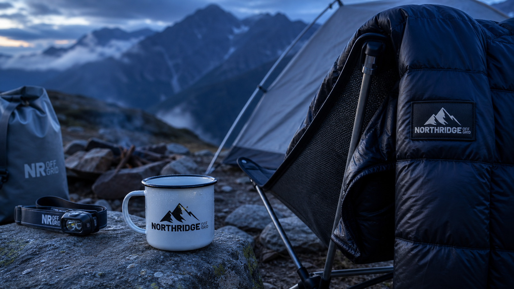 Northridge Off Grid outdoor brand assets